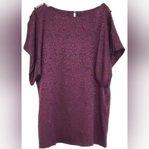 Guess by Marciano silk purple shirt XS